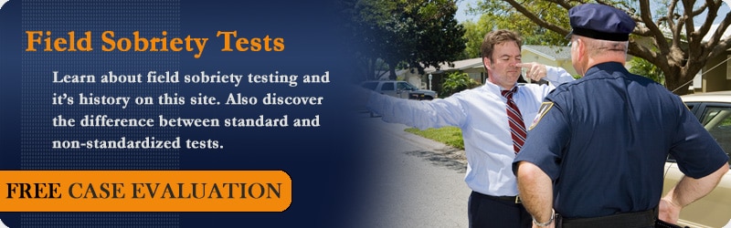 DUI Field Sobriety tests
